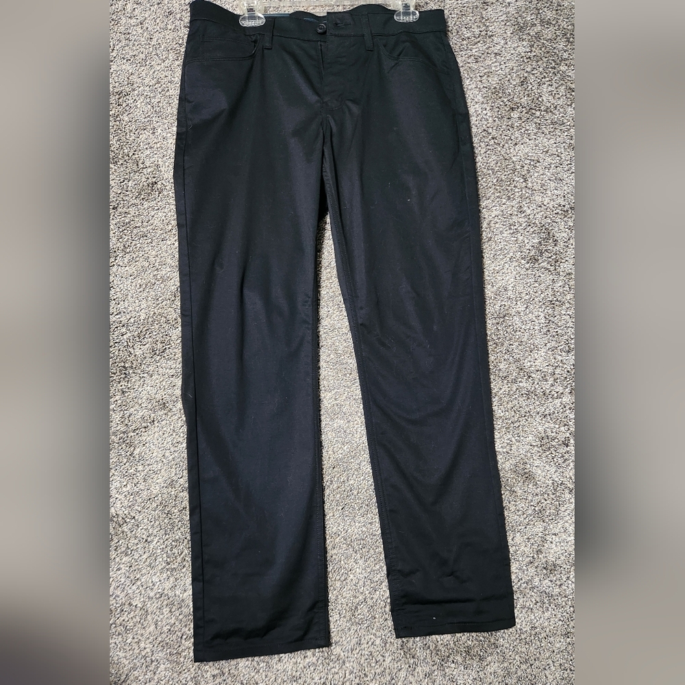 Mens Perry Ellis Slim Black Dress/casual Pants 32/30 (BRAND NEW)